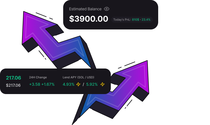 image of financial news headlines